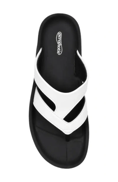 Aerothotic Raido Flip Flop In White