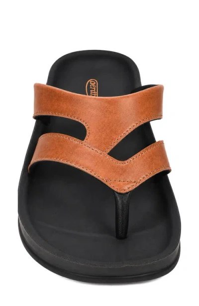 Aerothotic Raido Flip Flop In Tan