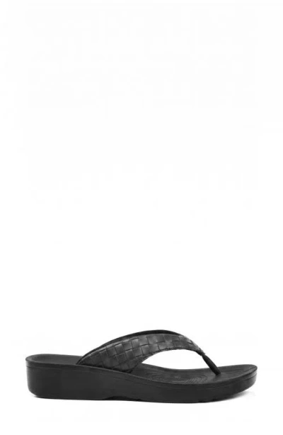 Aerothotic Clarus Flip Flop In Black