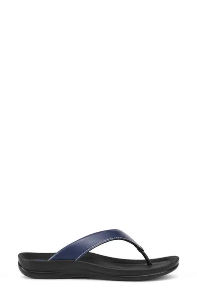 Aerothotic Amicia Flip Flop In Navy