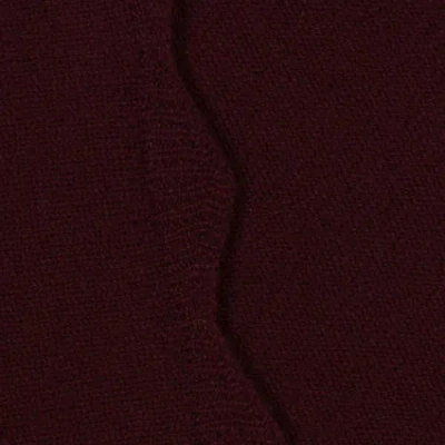 Echo Scallop Knit Triangle In Winetasting