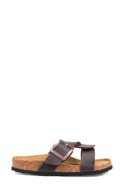 Aerothotic Kai Slide Sandal In Brown