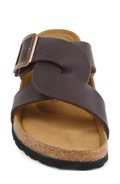 Aerothotic Kai Slide Sandal In Brown