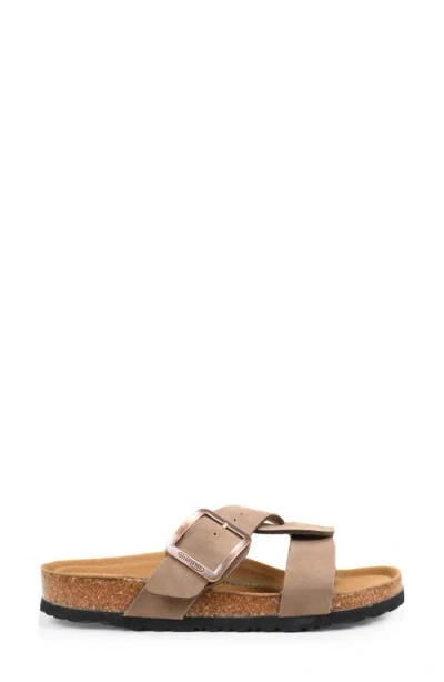 Aerothotic Kai Slide Sandal In Stone