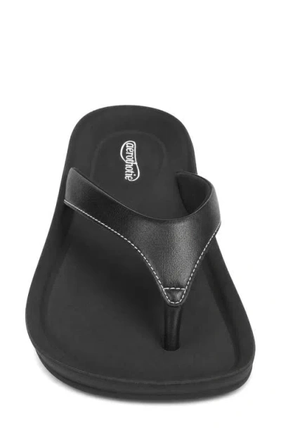 Aerothotic Amicia Flip Flop In Black