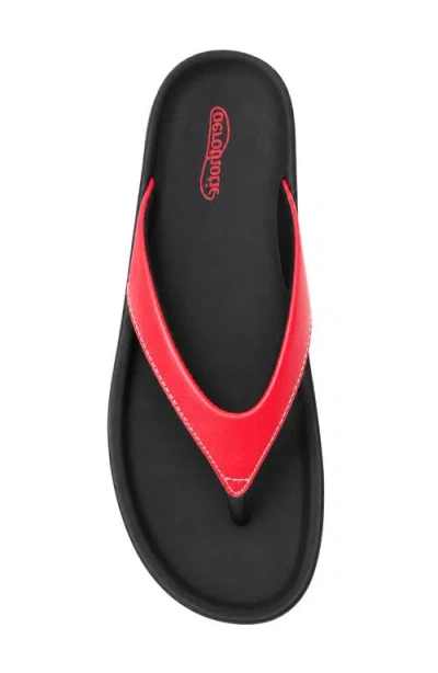 Aerothotic Amicia Flip Flop In Red