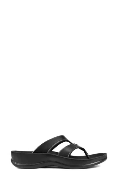 Aerothotic Raido Flip Flop In Black