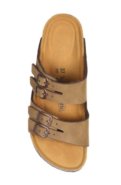 Aerothotic Willow Slide Sandal In Stone