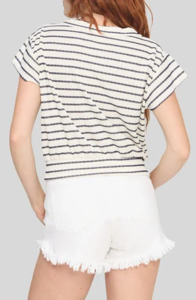Project Social T Osper Textured Stripe Top In Multi