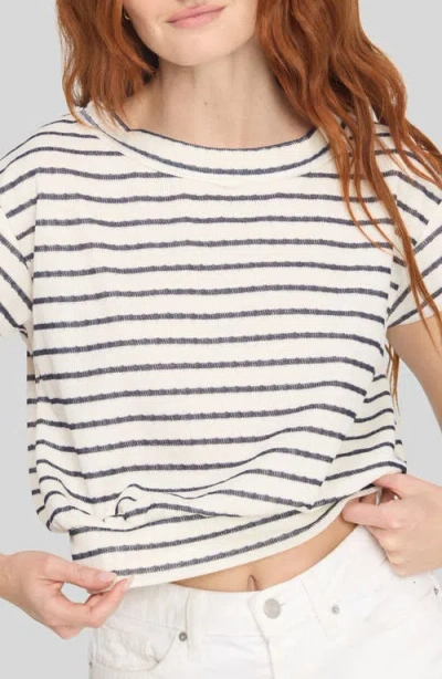 Project Social T Osper Textured Stripe Top In Multi