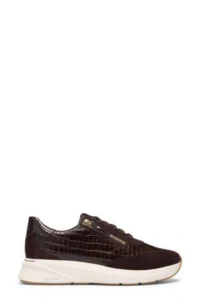 Clarksr Clarks(r) Code R Run Sneaker In Dark Brown Combo