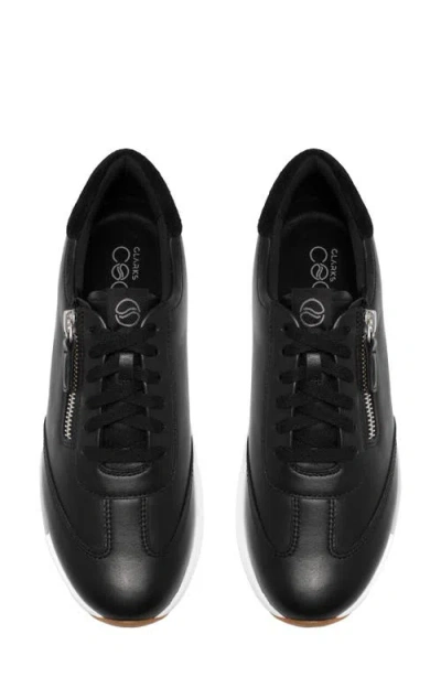 Clarksr Clarks(r) Code R Run Sneaker In Black Leather