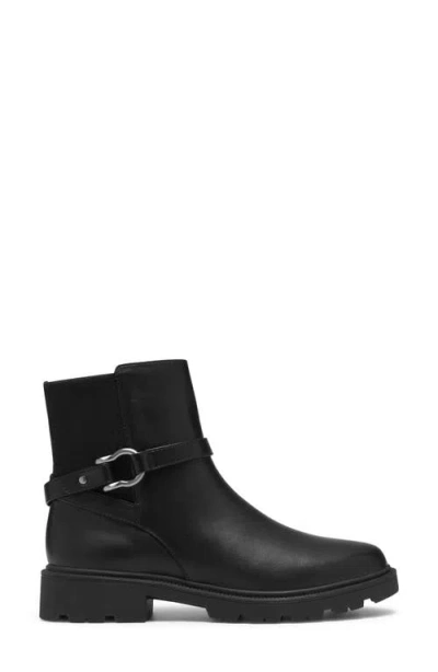 Clarksr Clarks(r) Code L Bay Leather Bootie In Black Leather