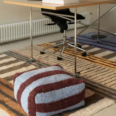 Lorena Canals Pouf Lines In Multi