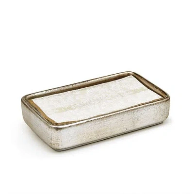 Labrazel Ava Silver Towel Tray In Silver