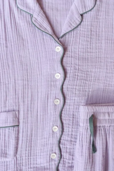 Tbco Cotton Gauze Short Pajamas In Pattern