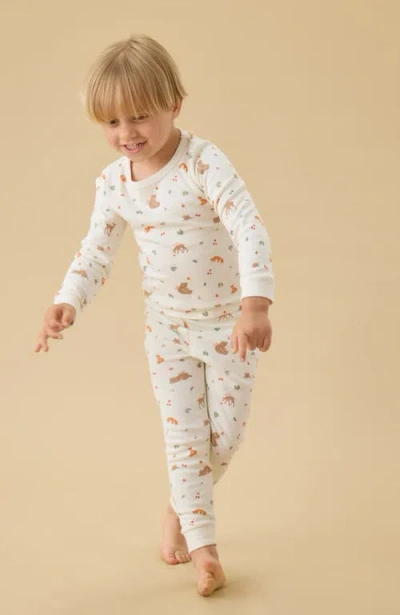 Mori Print Pyjama Set In Neutral