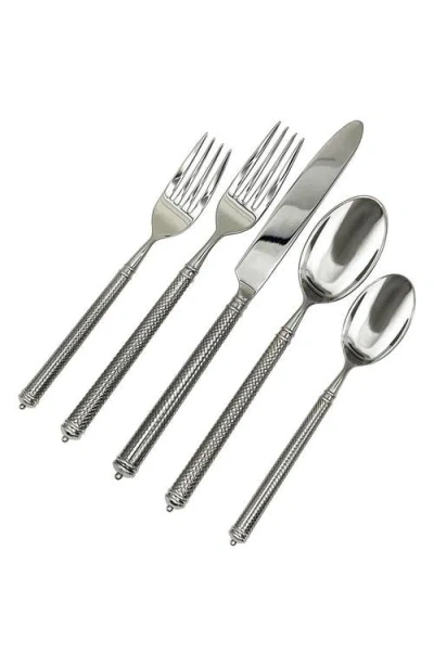 Ricci Argentieri Solitaire 5-piece Flatware Place Setting In Silver