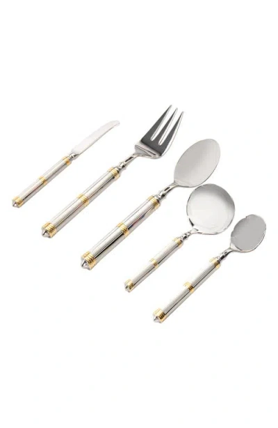 Ricci Argentieri Castello 5-piece Hostess Set In Silver