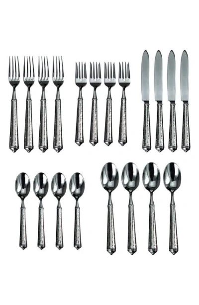 Ricci Argentieri Leopardo 20-piece Flatware Set In Silver