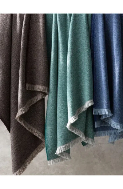 Matouk Bernardo Throw In Topaz