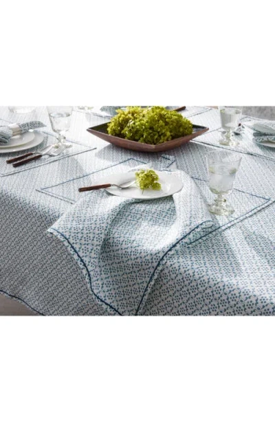 Matouk Laksha Linen Tablecloth In Clover