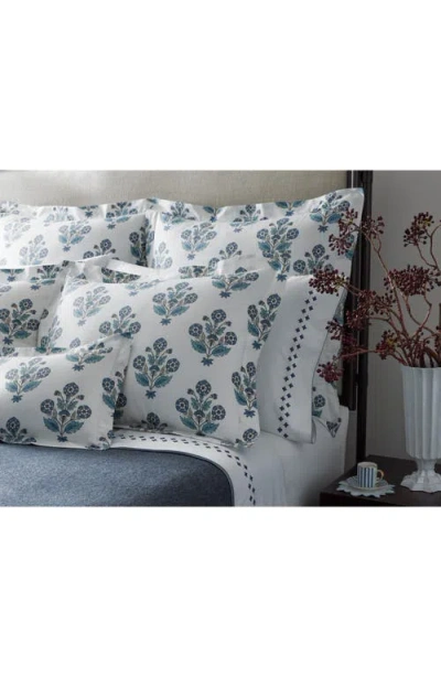 Matouk Dalila Quilt In Mineral Blue