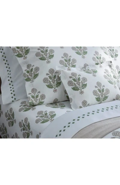 Matouk Dalila Quilt In Mineral Blue