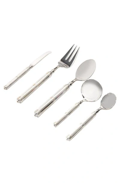 Ricci Argentieri Castello 5-piece Hostess Set In Silver
