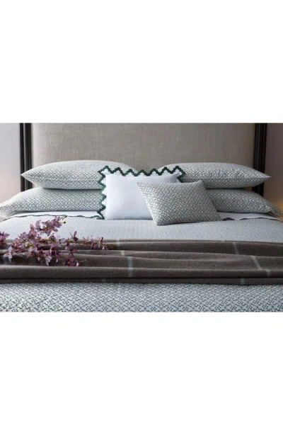 Matouk Laksha Flat Sheet In Moss