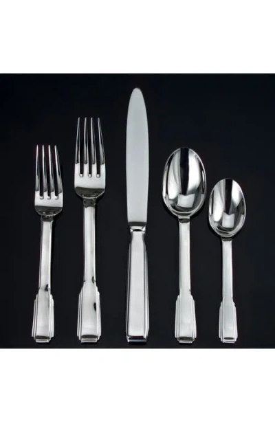 Ricci Argentieri Art Deco 20-piece Flatware Set In Silver
