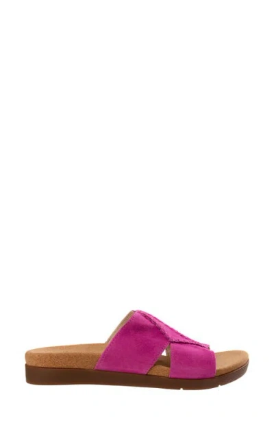 Revitalign Dolce Slide Sandal In Spring Crocus
