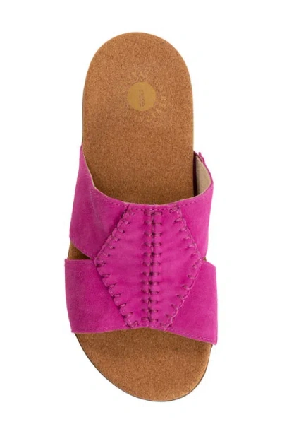 Revitalign Dolce Slide Sandal In Spring Crocus