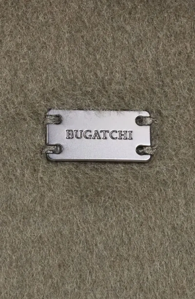 Bugatchi Wool Blend Bomber Jacket In Green