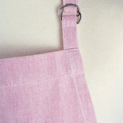 Dii Chambray Chef Apron Rose In Pink