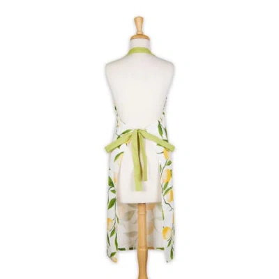 Dii Lemon Bliss Printed Chef Apron In Lemon Bliss