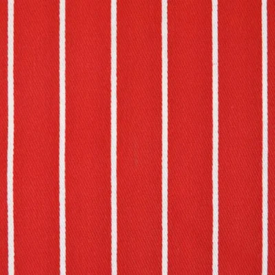 Dii Stripe Chef Apron Tango Red In Tango Red