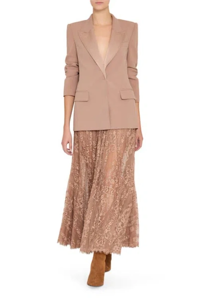 Kobi Halperin Dylan Peak Lapel Jacket In Brown