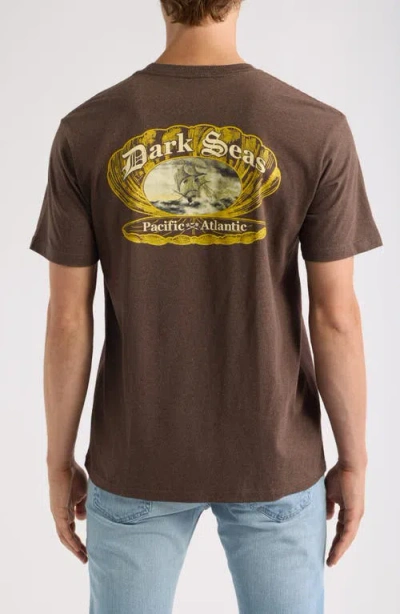 Dark Seas Avalon Graphic T-shirt In Brown