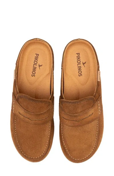 Pikolinos Granada Leather Mule In Brandy