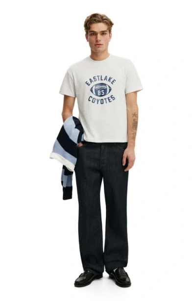 Cotton On Fitted Graphic T-shirt In White