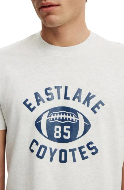 Cotton On Fitted Graphic T-shirt In White