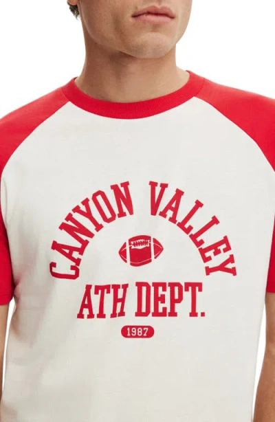 Cotton On Fitted Graphic T-shirt In Neutral