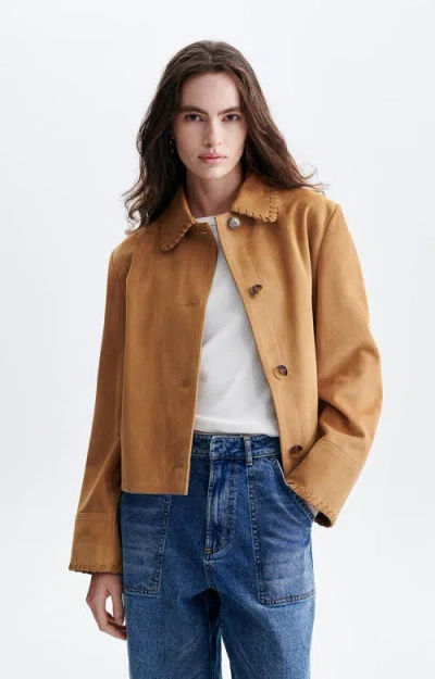 Vanessa Bruno Short Jacket In Camel