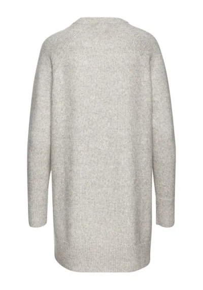 Lascana Basic Tunic Sweater In Grey Heather