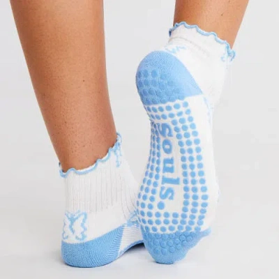 Souls. Flutter By Grip Socks In White