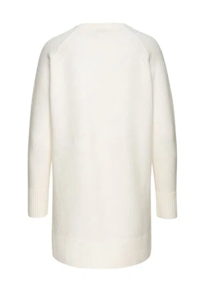 Lascana Basic Tunic Sweater In Ivory
