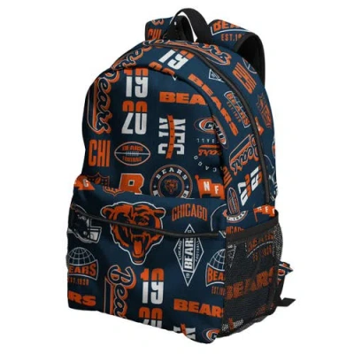 Outerstuff Chicago Bears Backpack And Lunchbox Set In Navy
