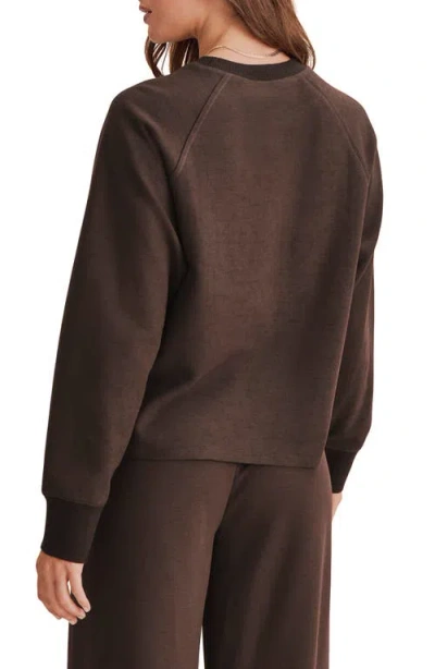 Splendid Winslow Raglan Sweatshirt In Java Brown