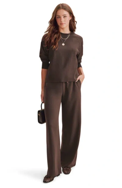 Splendid Winslow Raglan Sweatshirt In Java Brown